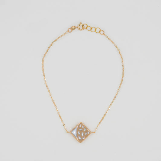 Cipher Mother Of Pearl Bracelet