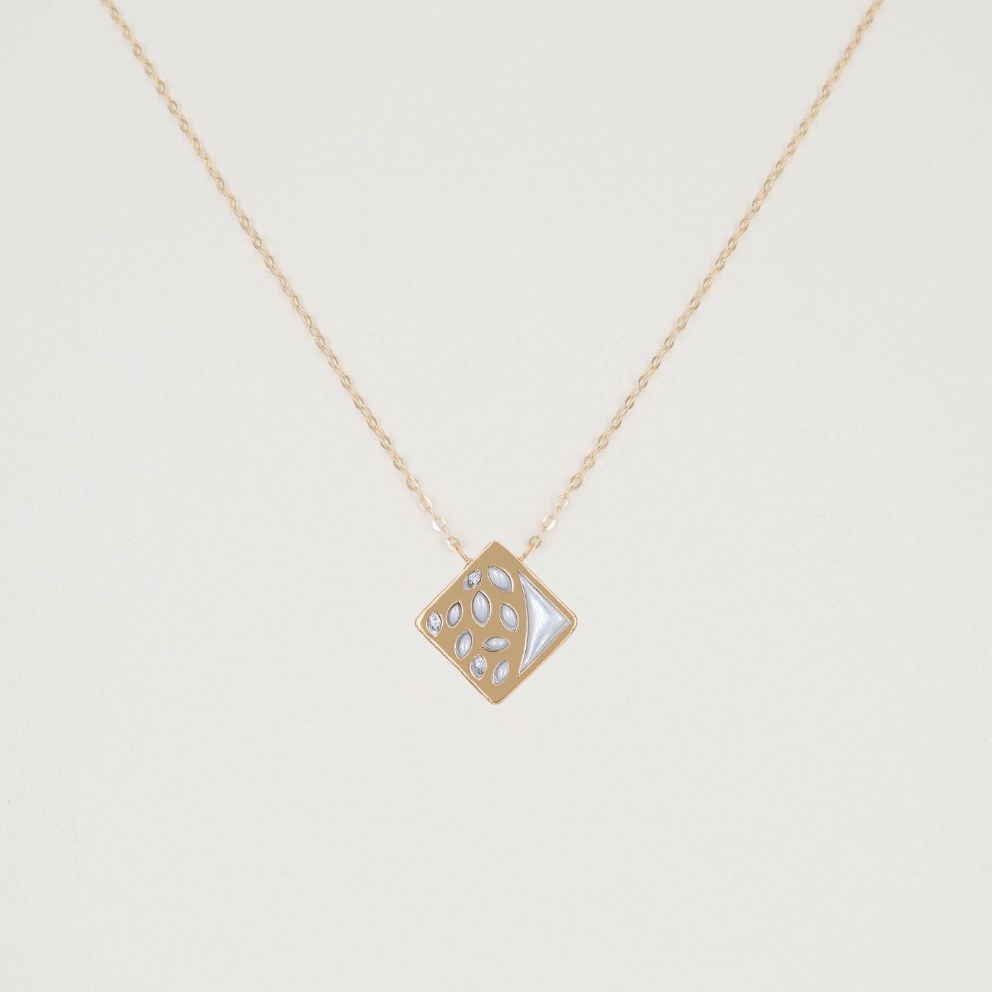 Cipher Mother Of Pearl Necklace