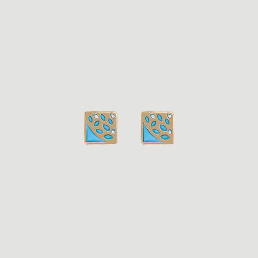 Cipher Turquoise Earrings