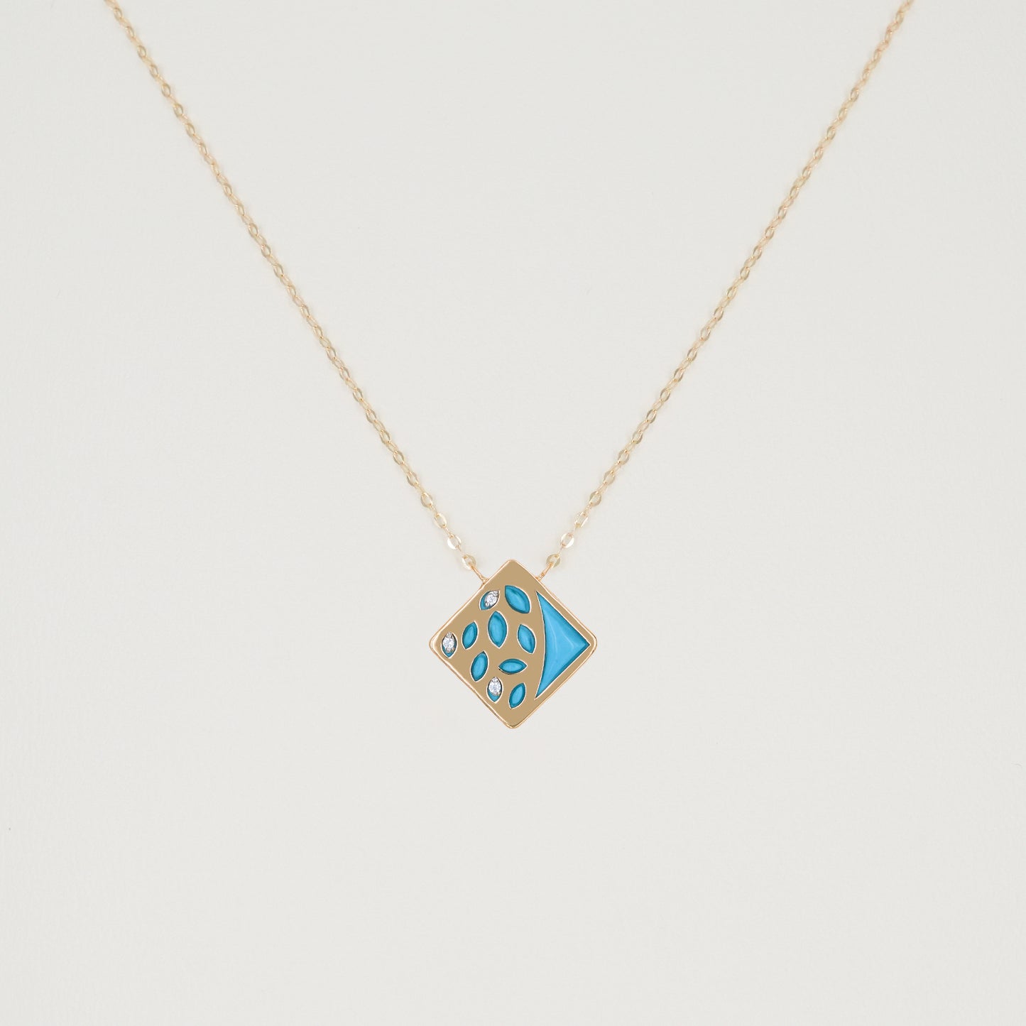 Cipher Turquoise Necklace