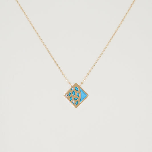 Cipher Turquoise Necklace