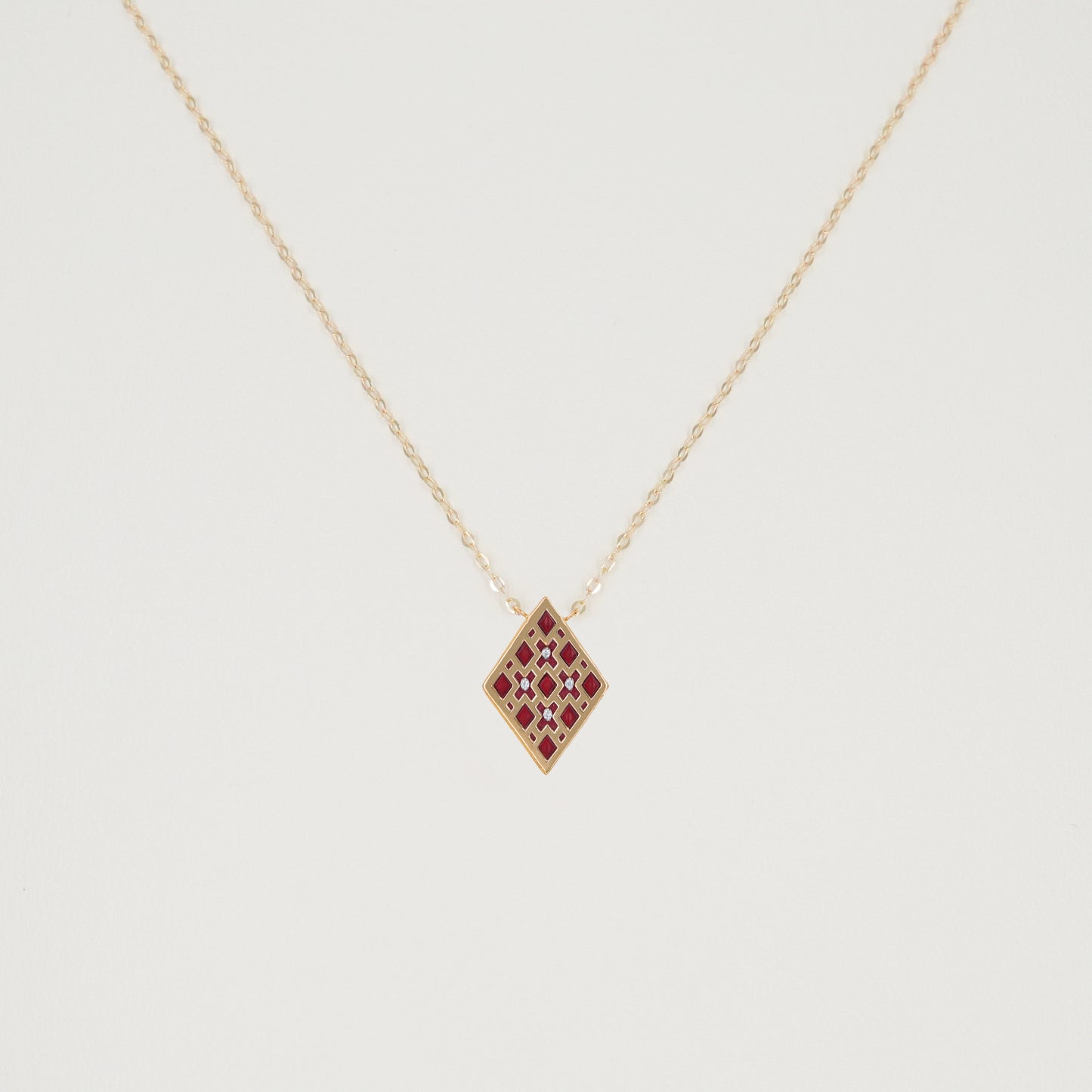 Zenith Garnet Necklace