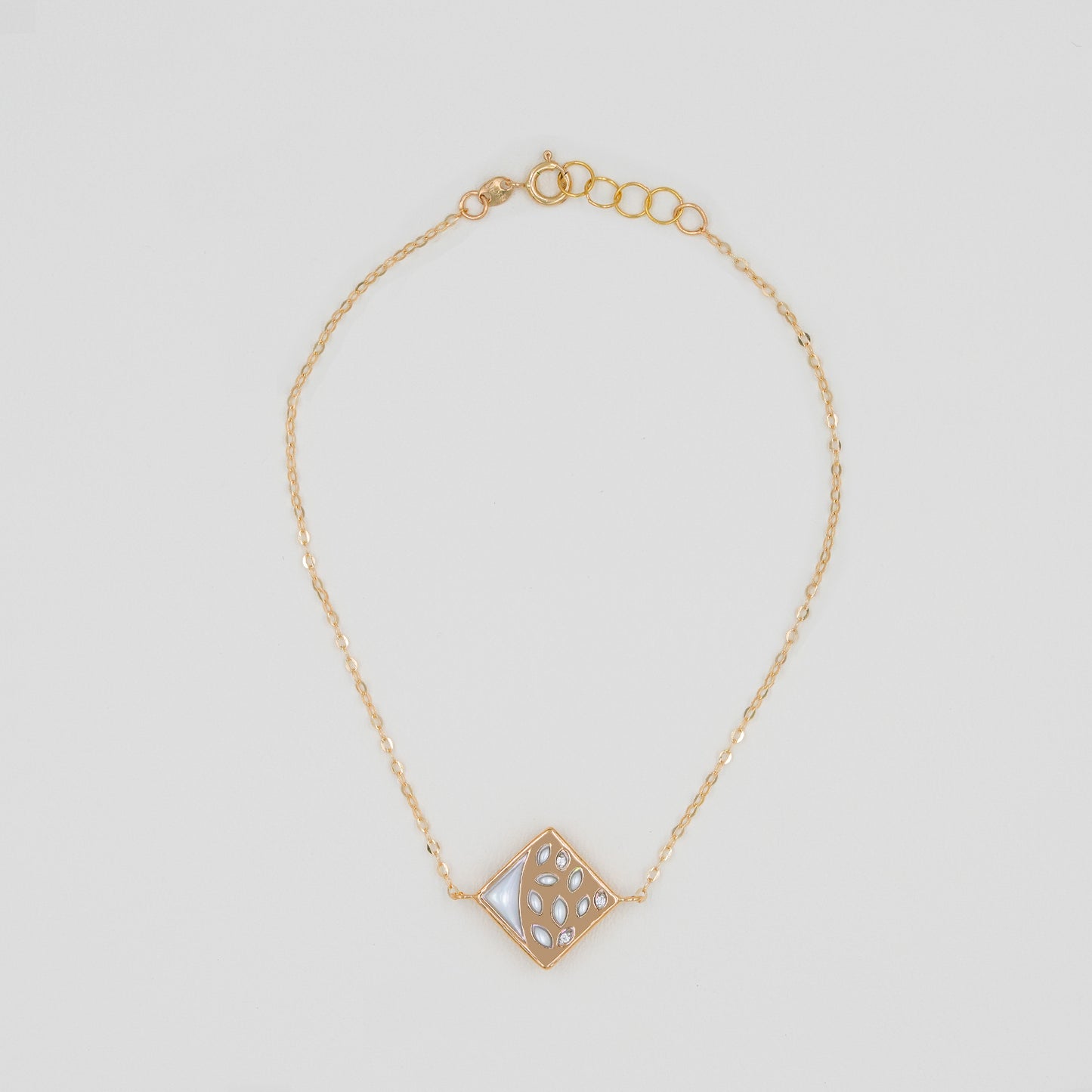 Cipher Mother Of Pearl Bracelet