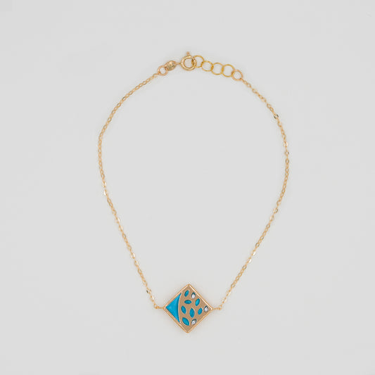 Cipher Turquoise Bracelet